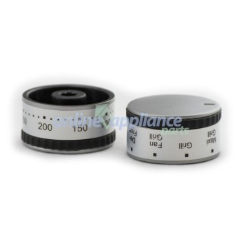 4055981718 Silver Control Knob Kit, Oven/Stove, Electrolux. Genuine Part