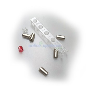 00SP049200C Push Buttons Set 5, Rangehood, Blanco. Genuine Part