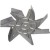 039290137 Impellor Fan 7 Vanes , Oven/Stove, Smeg. Genuine Part