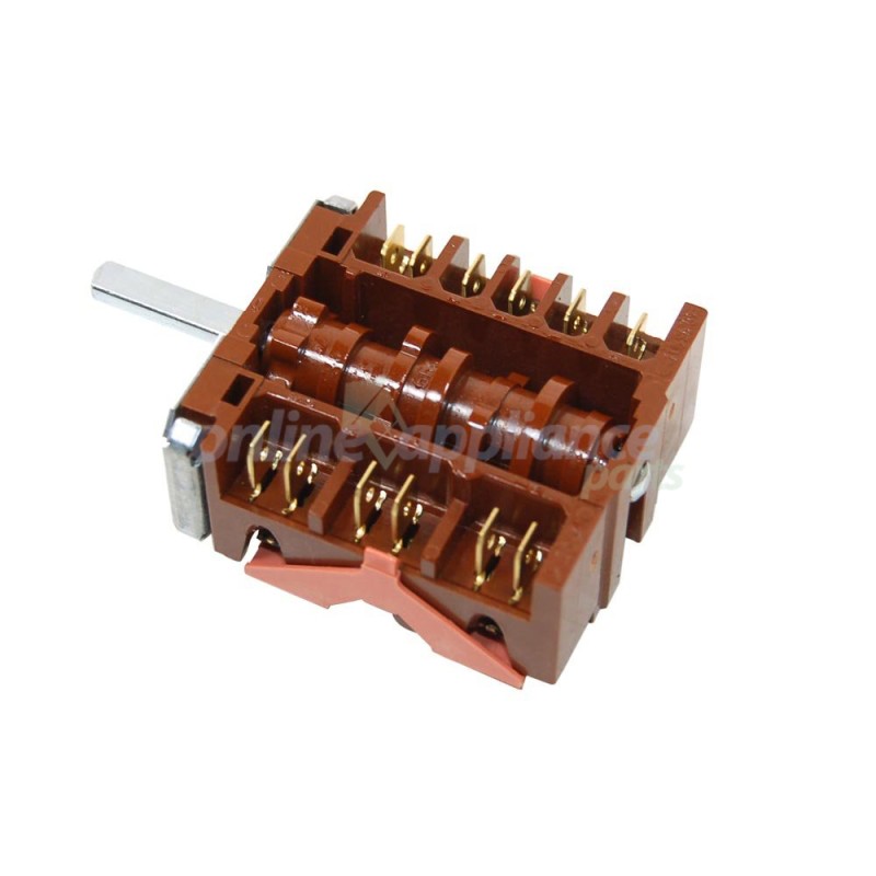 050030 Multifunction Selector Switch, Oven/Stove, Delonghi. Genuine Part 050030 Multifunction Selector Switch, Oven/Stove, Delonghi. Genuine Part