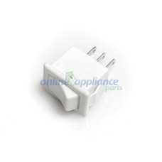 OVEN SWITCH ROCKER WHITE 0534001687 Suits Westinghouse Simpson Electrolux Chef 