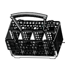 12176000002802 Genuine Omega Dishwasher Cutlery Basket ODW702XB ODW702X