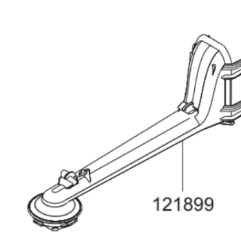 761810607 Spray Arm Connector Tube, Dishwasher, Smeg. Genuine Part
