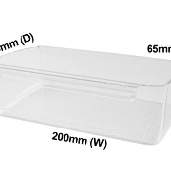 140068317027 Door Bin 1/2 Width. Flex., Fridge, Westinghouse. Genuine Part
