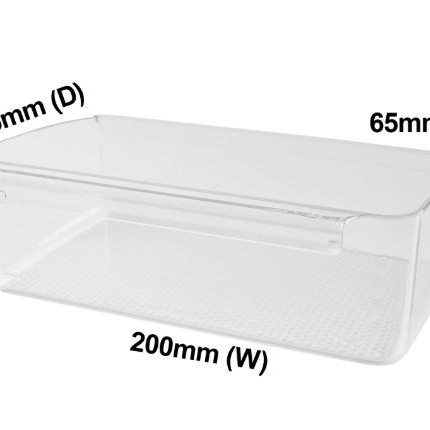 140068317027 Door Bin 1/2 Width. Flex., Fridge, Westinghouse. Genuine Part image