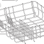 1759002500 Genuine IAG / Euromaid Dishwasher Lower Basket GDS14