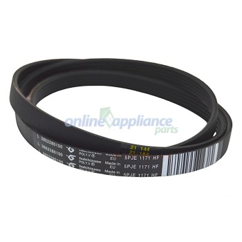2466300203 Belt Elastic Poly V, Washing Machine, Beko. Genuine Part