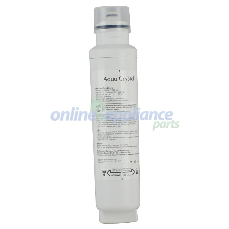 ACC140 Filter Water French Doors, Fridge, Westinghouse. Genuine Part
