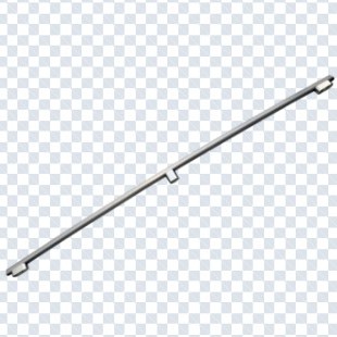 4055893012 Door Handle Single SST, Fridge, Westinghouse. Genuine Part image