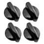 4055980314 Knob Black, Set of 4, Oven/Stove, Westinghouse. Genuine Part