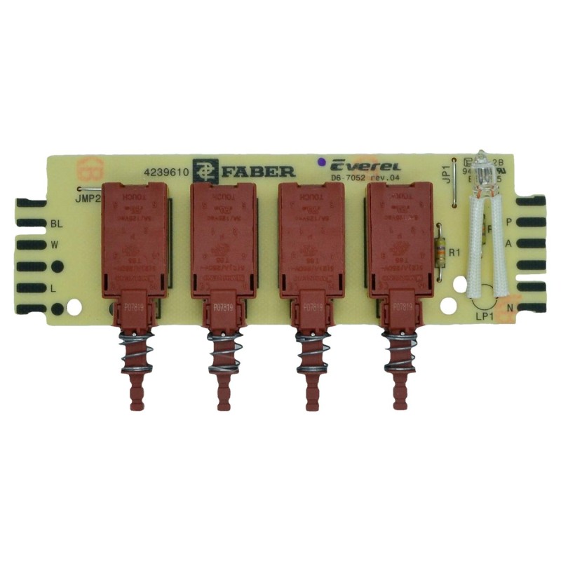 4239610 Push Button Switch, Rangehood, Blanco. Genuine Part Rangehood Parts > Other Rangehood Parts. image