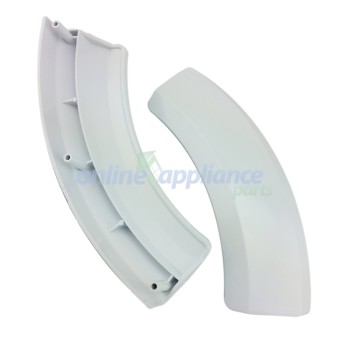 644221 Door Handle White, Dryer, Bosch. Genuine Part 644221 Door Handle White, Dryer, Bosch. Genuine Part