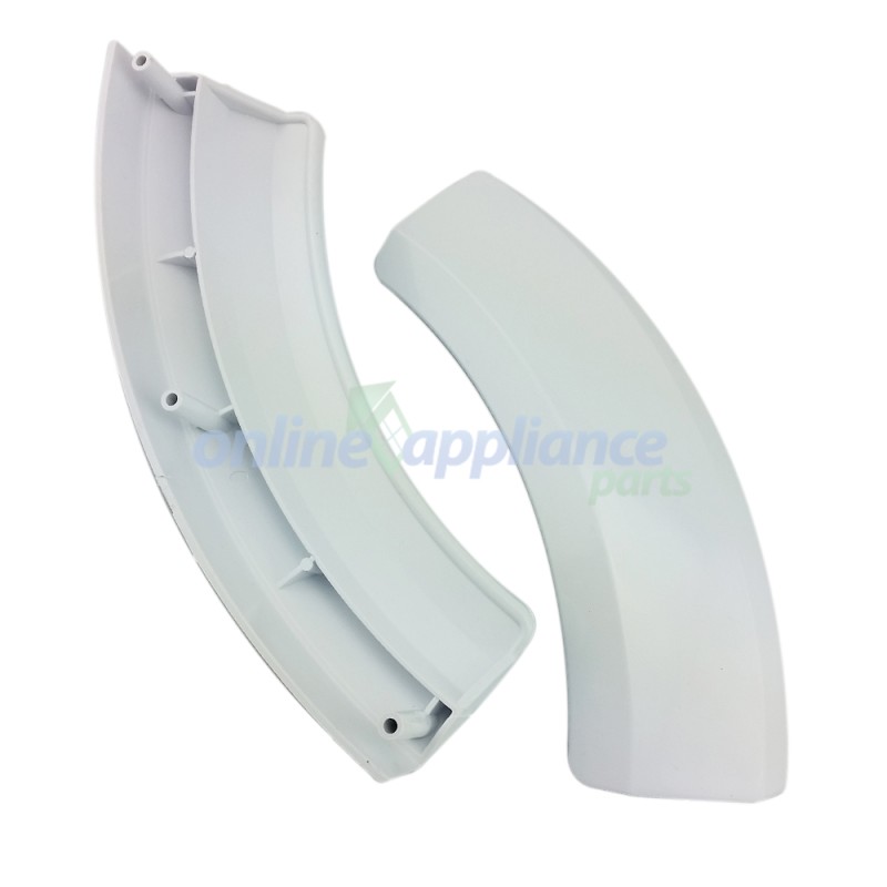 644221 Door Handle White, Dryer, Bosch. Genuine Part