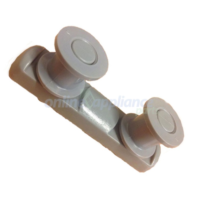672030140002 Guide Rail Bracket & Rollers, Dishwasher, Omega. Genuine Part