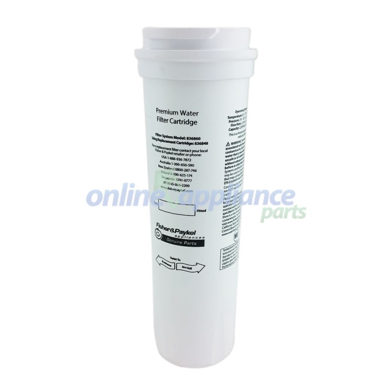 862285 Water Filter - Genuine, Fridge, Fisher & Paykel. Genuine Part