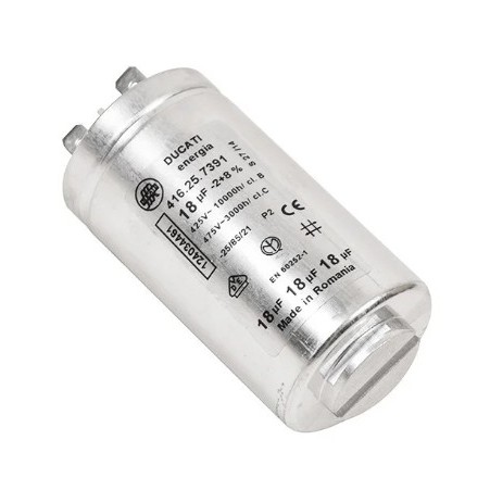 8581240344615 Capacitor 18uf, Dryer, Westinghouse. Genuine Part image
