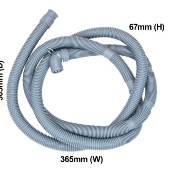 900404230 Universal 2.6m Drain Hose 20mm, Washing Machine, Unilux. Genuine Part 900404230 Universal 2.6m Drain Hose 20mm, Washing Machine, Unilux. Genuine Part