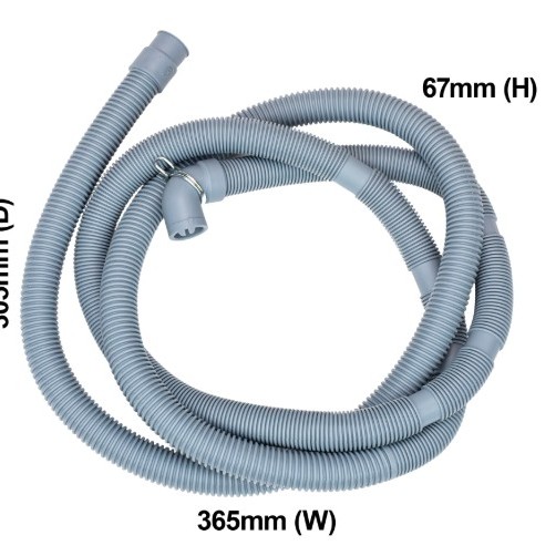 Showing image for 900404230 Universal 2.6m Drain Hose 20mm, Washing Machine, Unilux. Genuine Part 900404230 Universal 2.6m Drain Hose 20mm, Washing Machine, Unilux. Genuine Part image