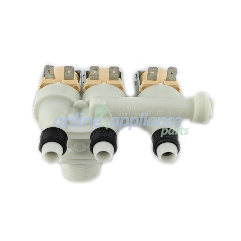 140000916035 Water Inlet Valve Triple, Washing Machine, Simpson. Genuine Part image