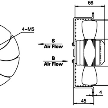 AC400 Air Conditioner 8" Axial Fan 55W Universal AC400 Air Conditioner 8" Axial Fan 55W Universal