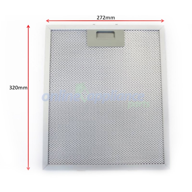 ATFL53B2901 Metal Filter, Rangehood, Omega. Genuine Part