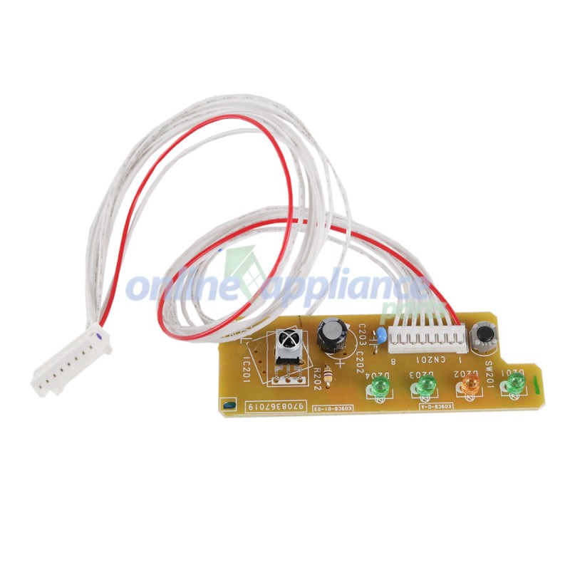 Showing image for 9708365084 Diplay Board PCB, Air Conditioner, Fujitsu. Genuine Part 9708365084 Diplay Board PCB, Air Conditioner, Fujitsu. Genuine Part image