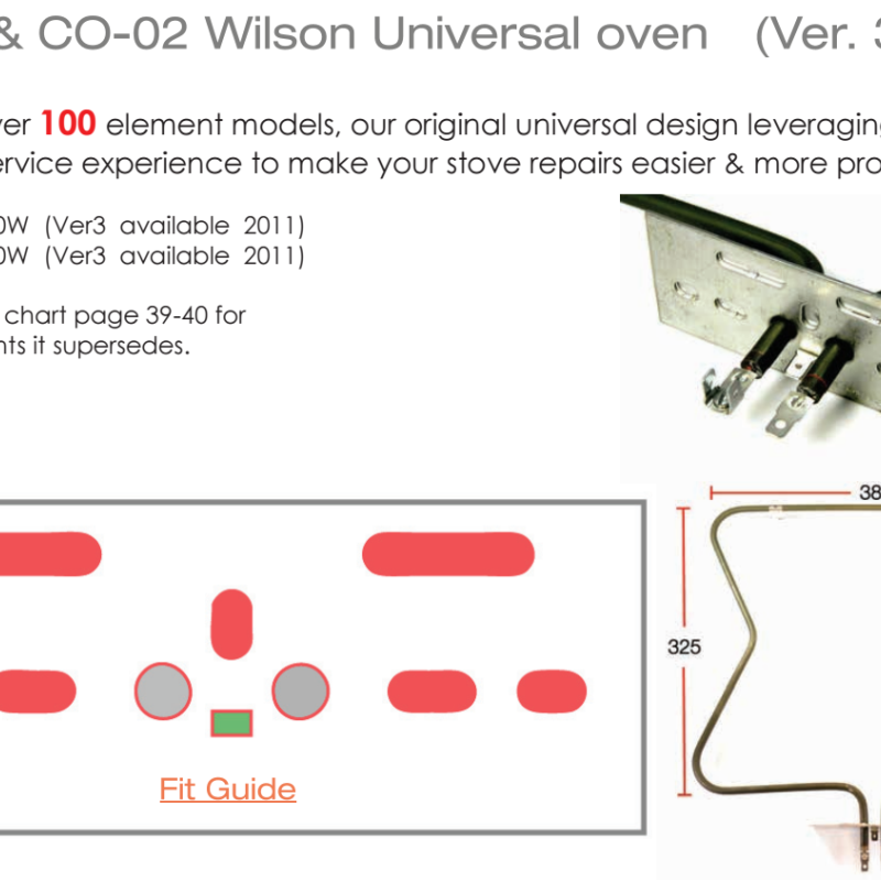 4055917803 Oven 2000W Conventional Element Universal Elements image