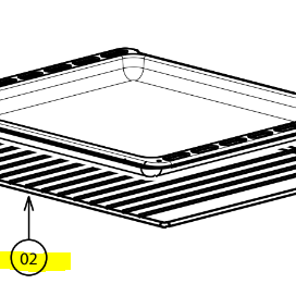 DAU217823 Genuine Delonghi Oven Wire Rack Shelf NSM9XL NSM7NL image