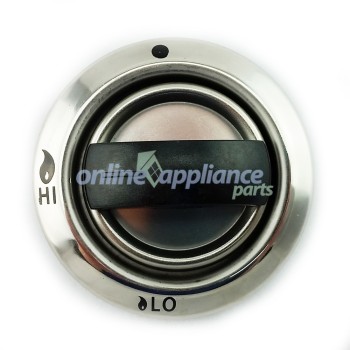 DCB0350C Silver Knob & Bezel, Rangehood, Omega. Genuine Part