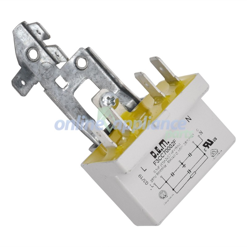 813410489 Anti-Noise Suppressor Filter, Dishwasher, Smeg. Genuine Part 813410489 Anti-Noise Suppressor Filter, Dishwasher, Smeg. Genuine Part