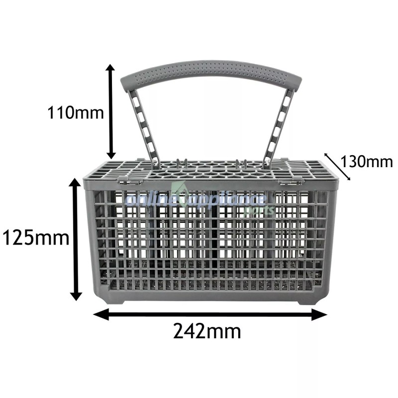 DAU1591047 Cutlery Basket, Dishwasher, Delonghi. Genuine Part DAU1591047 Cutlery Basket, Dishwasher, Delonghi. Genuine Part