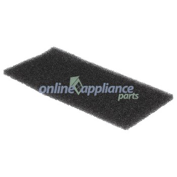 481010354757 Foam Filter 110MM X 220MM, Dryer, Whirlpool. Genuine Part