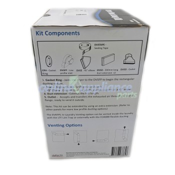 DVKFPL Vent Kit, Long, Fisher & Paykel GENUINE part