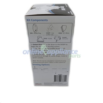 DVKFPS Kit Vent Short, Dryer, Fisher & Paykel. Genuine Part
