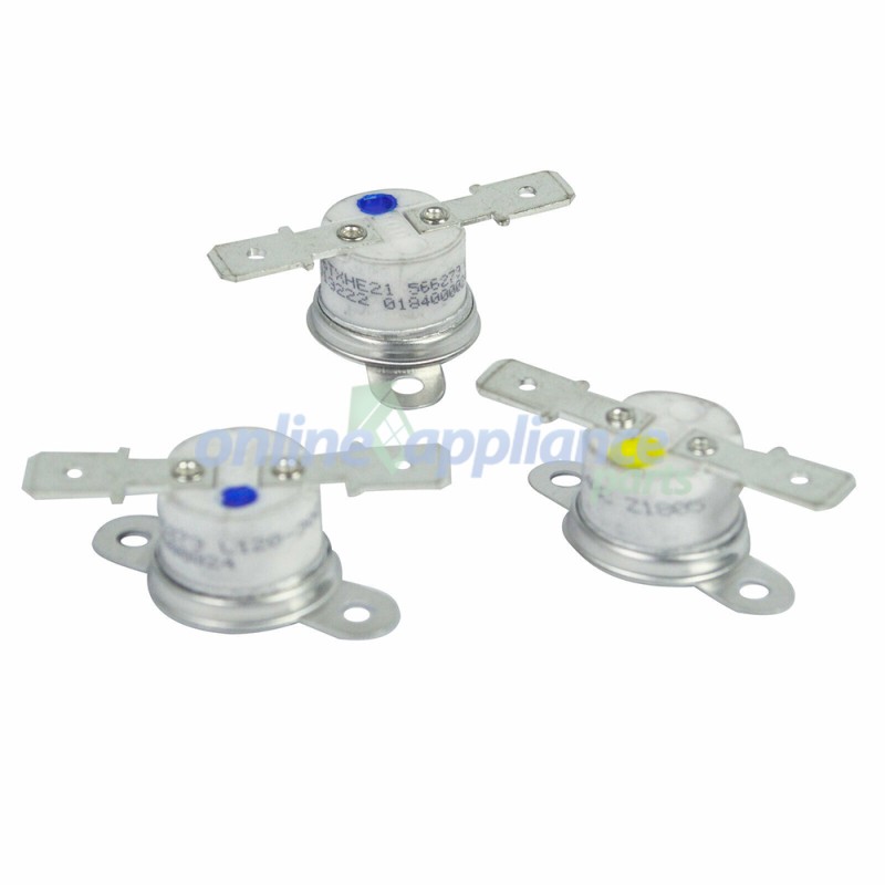 Showing image for H0184000025P Thermostat Kit. Warm, Hot & Overtemp, Dryer, Fisher & Paykel. Genuine Part H0184000025P Thermostat Kit. Warm, Hot & Overtemp, Dryer, Fisher & Paykel. Genuine Part Dryer Parts > Other Dryer Parts image