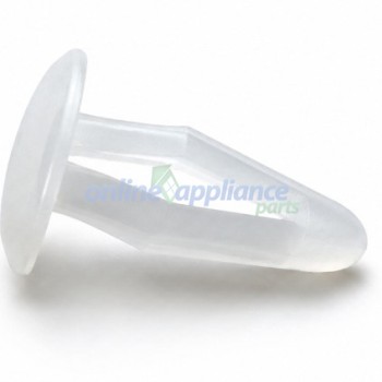 EL3056C Plastic Lamp Cover Clip White, Rangehood, Kleenmaid. Genuine Part