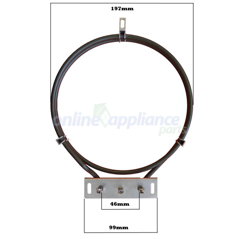 FE-02 2150w Universal Oven Fan Element FE-02 2150w Universal Oven Fan Element