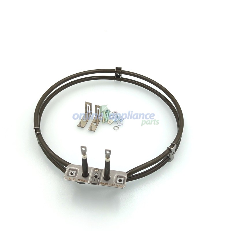 FE-34 Fan Forced Oven Element 1800W, Oven/Stove, Wilson Elements. Genuine Part FE-34 Fan Forced Oven Element 1800W, Oven/Stove, Wilson Elements. Genuine Part