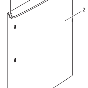 DA91-05410D Genuine Samsung Freezer Door Assembly SRL446DLS 