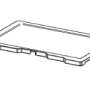 DA67-03653A Genuine Samsung Fridge Freezer Shelf RT29K5035SLSA