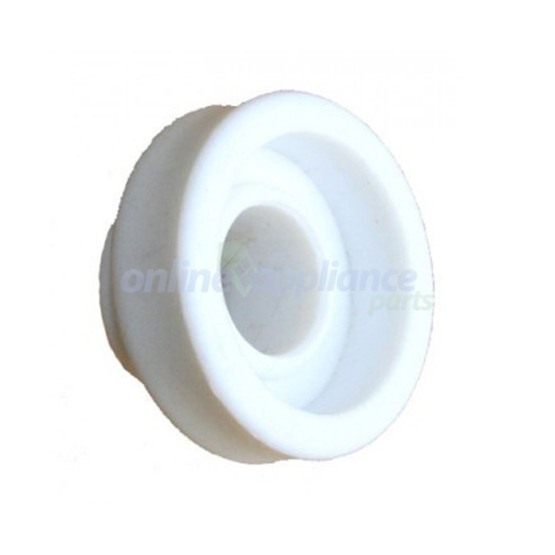 H012G2150052 White Basket Roller Wheel, Dishwasher, Haier. Genuine Part image