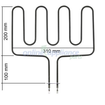 A/458/72 Oven Element 1500W Ilve A/458/72 Oven Element 1500W Ilve