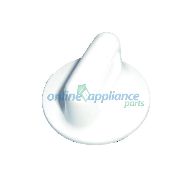 201501W White Control Knob, Washing Machine, Kleenmaid. Genuine Part