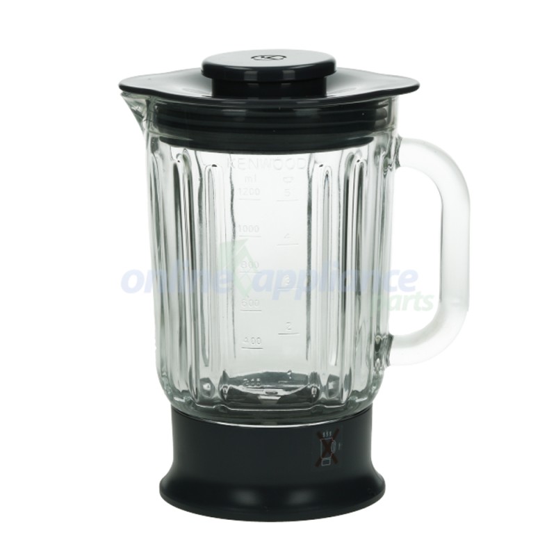 KW715006 Glass Liquidiser Grey, Food Processor, Kenwood. Genuine Part KW715006 Glass Liquidiser Grey, Food Processor, Kenwood. Genuine Part