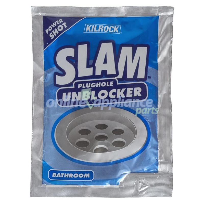Showing image for SLAM Kilrock Slam Bathroom Drain Unblocker 80g Sachet SLAM Kilrock Slam Bathroom Drain Unblocker 80g Sachet Cleaning & Consumables image