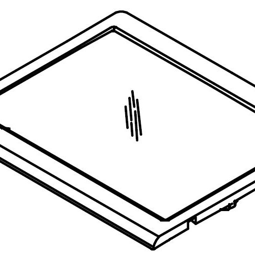 3017842821 Fridge Shelf Omega Refrigerator FBW600P