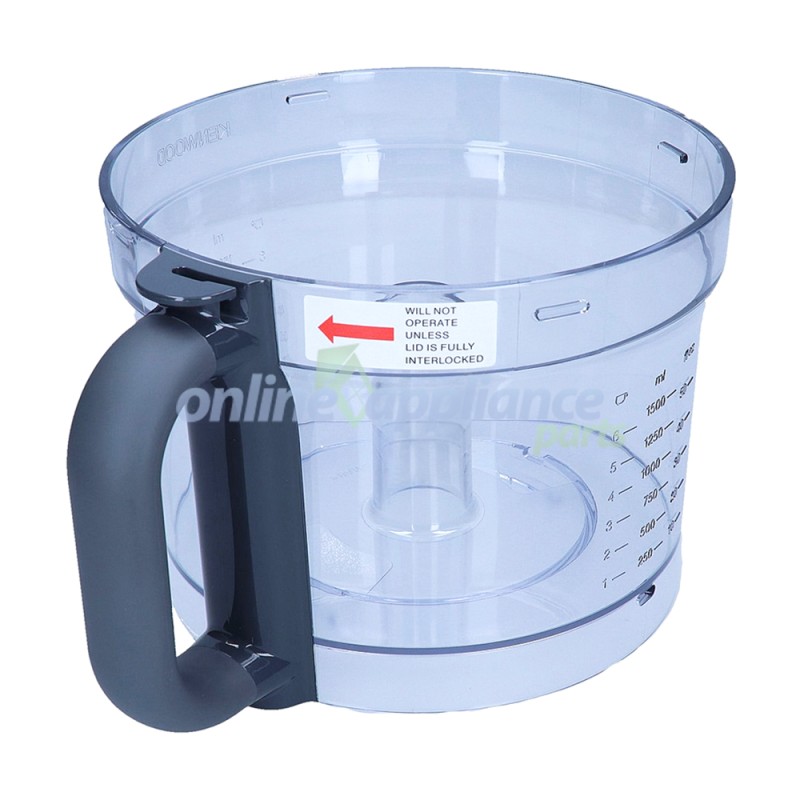 AS00000719 Bowl, Food Processor, Delonghi. Genuine Part AS00000719 Bowl, Food Processor, Delonghi. Genuine Part
