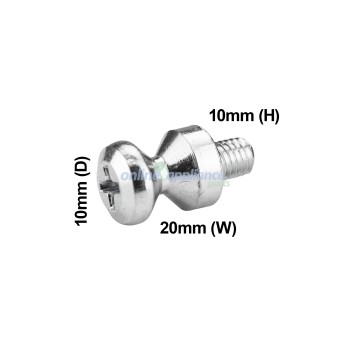 140048189017 Handle Mounting Screw, Oven/Stove, Electrolux. Genuine Part 140048189017 Handle Mounting Screw, Oven/Stove, Electrolux. Genuine Part