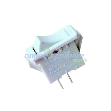8584600517 White Light Switch Rocker, Oven/Stove, Electrolux. Genuine Part