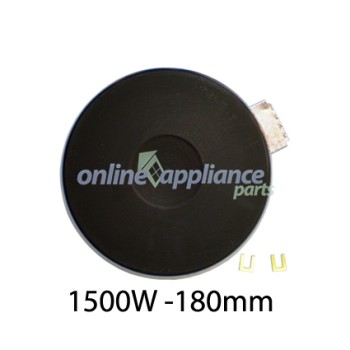 0122004248 Solid Element 8mm Trim 180mm 6" 1500W, Oven/Stove, Chef. Replacement Part 0122004248 Solid Element 8mm Trim 180mm 6" 1500W, Oven/Stove, Chef. Replacement Part
